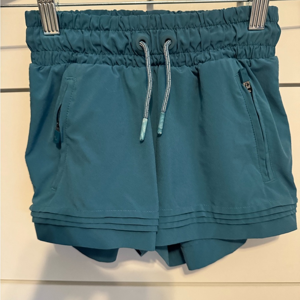Athleta Girl Teal Athletic Shorts